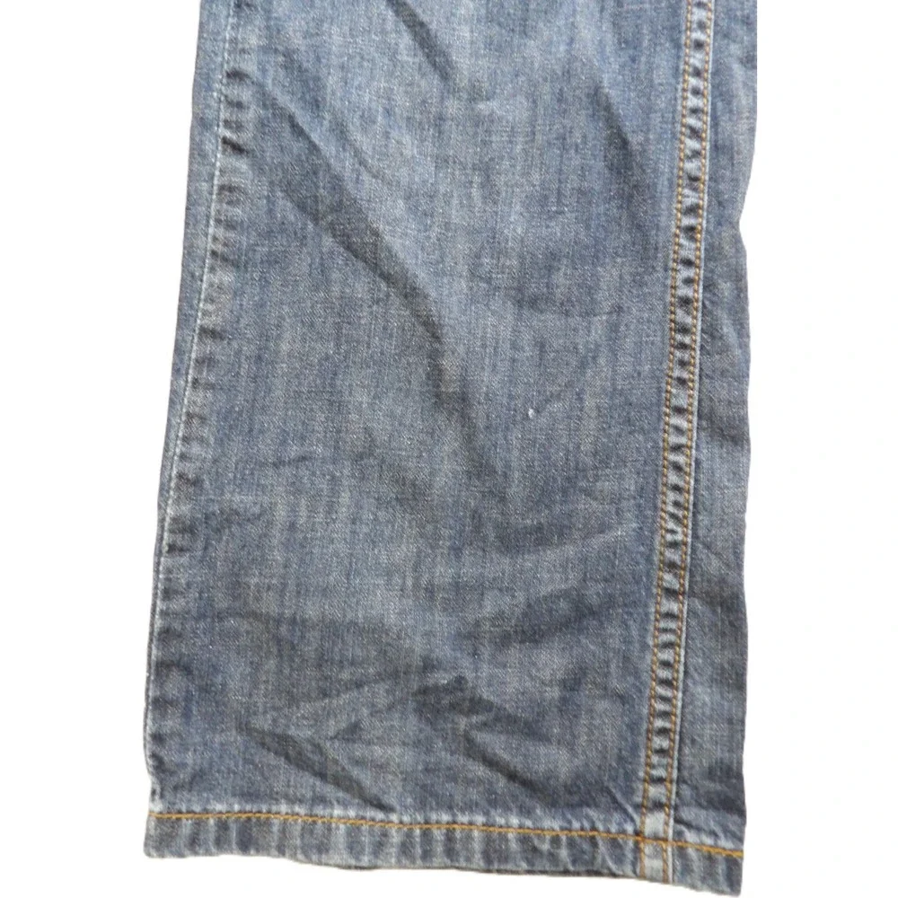 Levi 527 Bootcut Jeans Denim Men W30xL34 Blue Workwear Cotton Classic Pants Logo